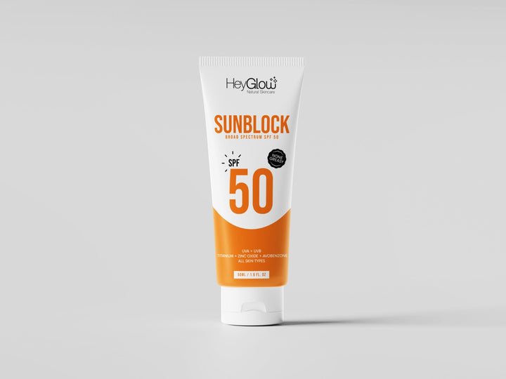 HeyGlow mineral sunscreen in pakistan, Best Sunblock in pakistan,