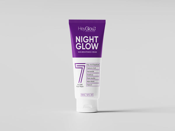 NightGlow For SKin whitening cream in paksitan, HeyGlow night cream for skin brightening,