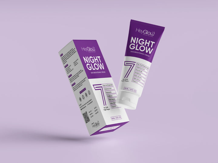 NightGlow Skin whitening night cream, Best night cream for oily skin,