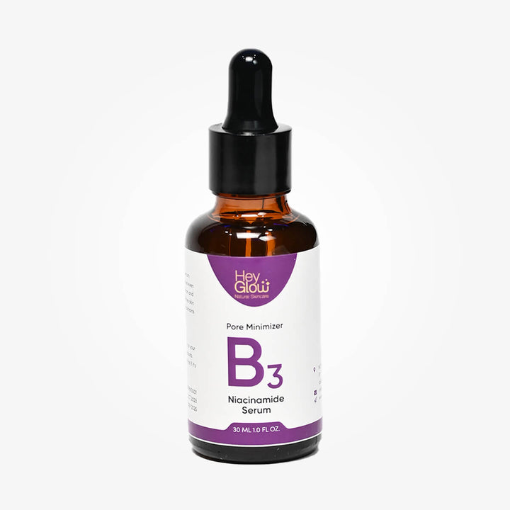 Niacinamide Serum for the open pores, Pore Minimizer B3 Serum, HeyGlow Skin Care,