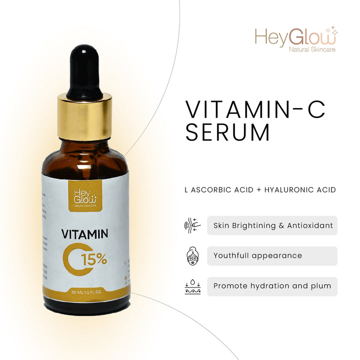 Skin brightening vitamin c serum in pakistan, Heyglow skin care brand in pakistan,